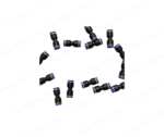 Quick Plastic Connector Ø 6