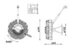 Ventilateur de Radiateur Mercedes New Actros A4702000722 - Image 2