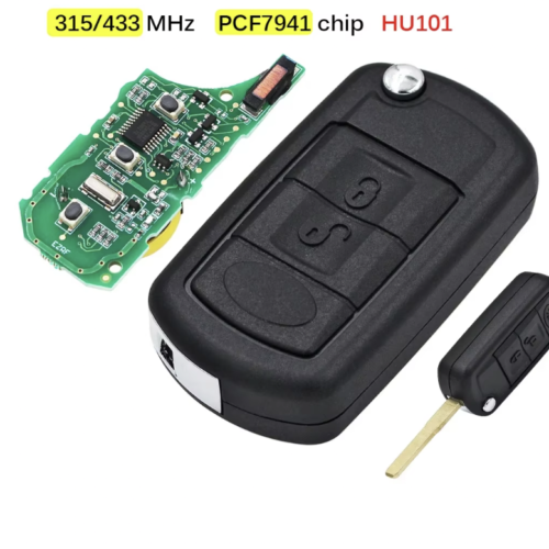 Clé télécommande à 3 boutons 315/433MHz avec puce ID7941 Range Rover