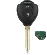 Clé télécommande à 2 boutons 315 MHz, puce 4D67 à l'intérieur pour Toyota Corolla & RAV4