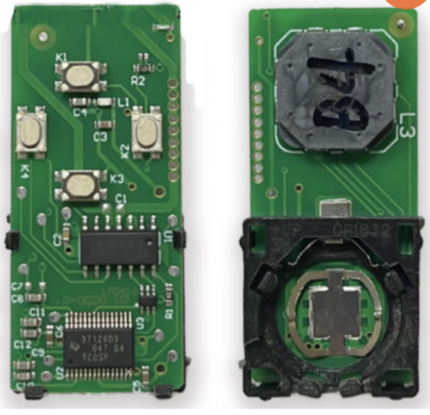 Carte de clé de voiture à distance intelligente 433 MHz Toyota Corolla Auris Rav4 Yaris 2006+ B51EA PCB P1 D4 4D-71 89904-52071