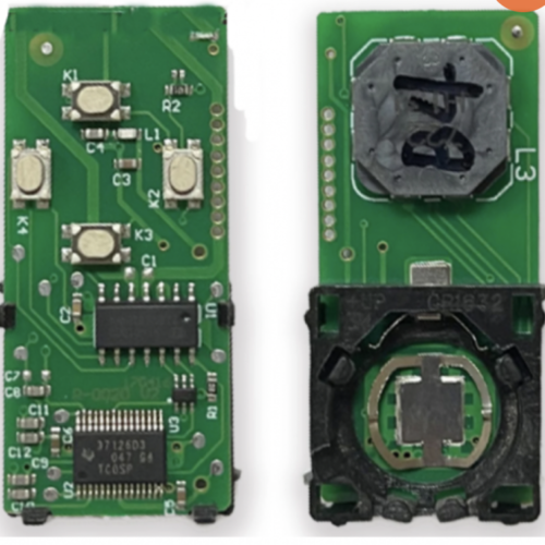 Carte de clé de voiture à distance intelligente 433 MHz Toyota Corolla Auris Rav4 Yaris 2006+ B51EA PCB P1 D4 4D-71 89904-52071