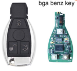 Clé télécommande intelligente à 3 boutons BGA NEC pour Mercedes Benz Classe A B C E S W203 W204 W205 W210 W211 W212 W221 W222 315 MHz