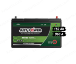 Batteries JUSTPOWER 150 Ah 12 V - 960 A sans entretien