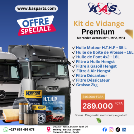 Kit de Vidange Premium Mercedes Actros MP1 | MP2 | MP3
