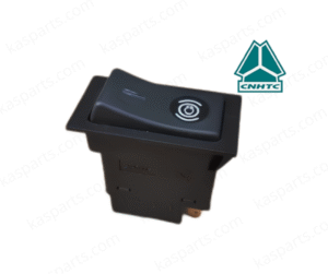 Interrupteur de frein d'échappement pour camion Sinotruk Howo, référence WG9719584116, logo CNHTC, pièce de rechange d'origine.
