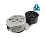 Belt tensioner assembly (VG2600060313) for CNHTC Howo truck engine with pulley