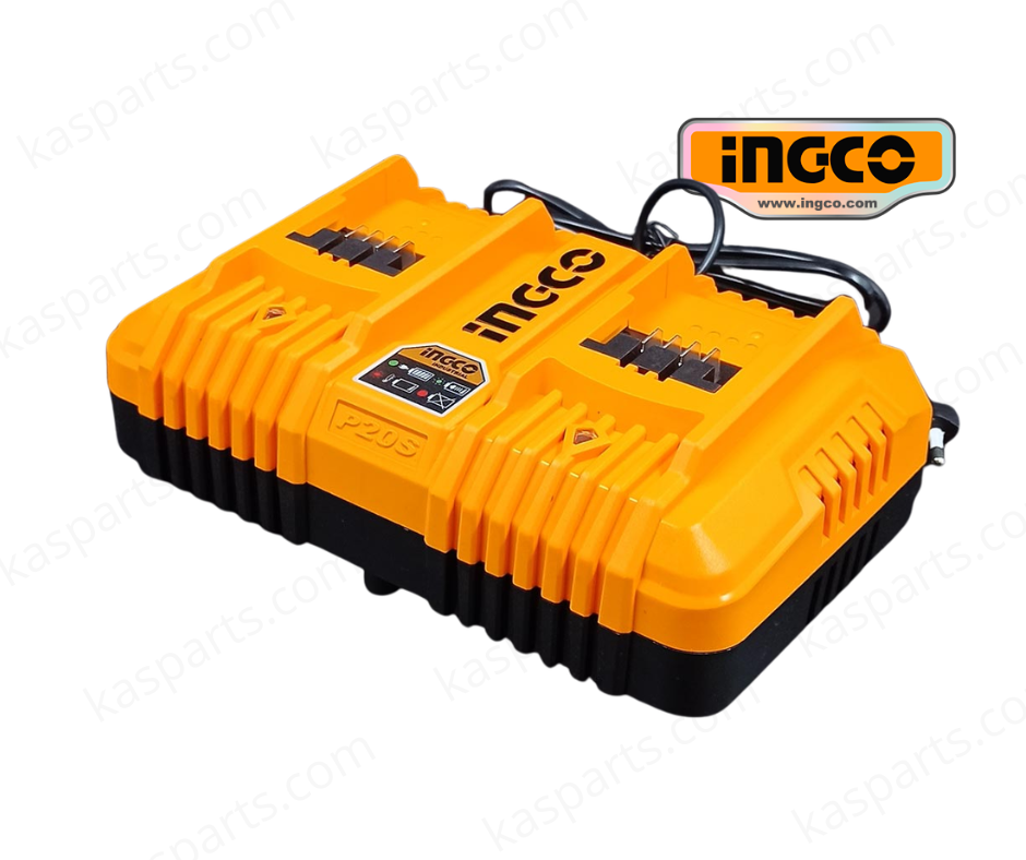Chargeur Double INGCO FCLI2034E 20V 4A Chargeur Double INGCO FCLI2034E 20V 4A – Image 1